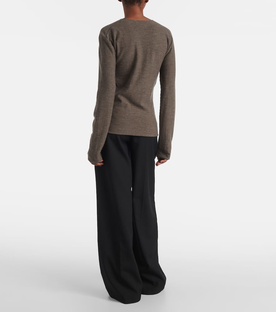Calvin Klein Wool Sweater In Brown