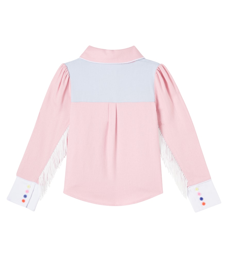 Tutu Du Monde Lone Star Embellished Fringed Shirt In Pink