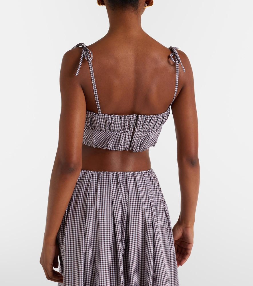  Faithfull Faithfull Cropped-top Pelea Aus Baumwolle 