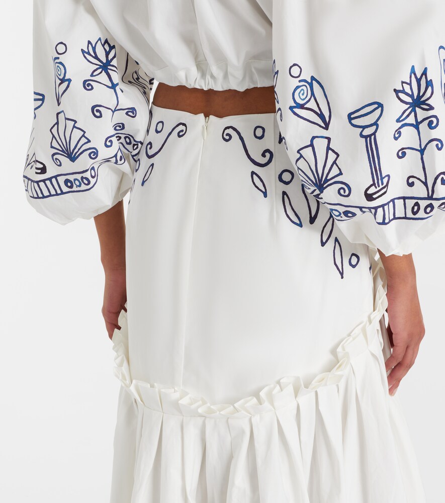 Alémais X Lrnce Leela Printed Cotton Maxi