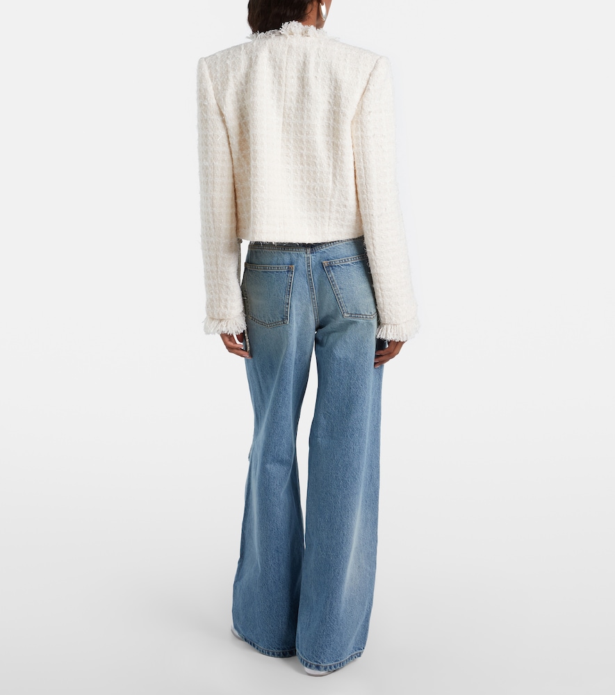  Area Area Distressed Wide-leg Jeans 