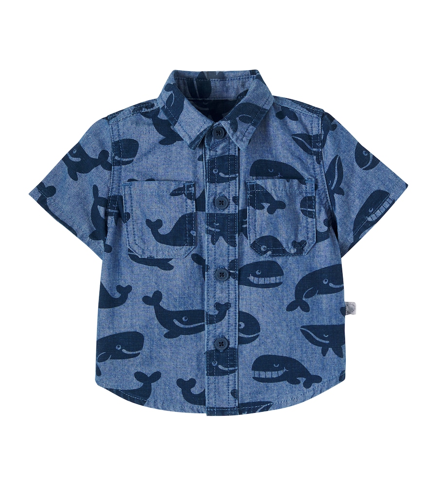Stella McCartney Kids Baby printed denim shirt　ステラ マッカートニー キッズ ベビー プリント デニム シャツ Stella