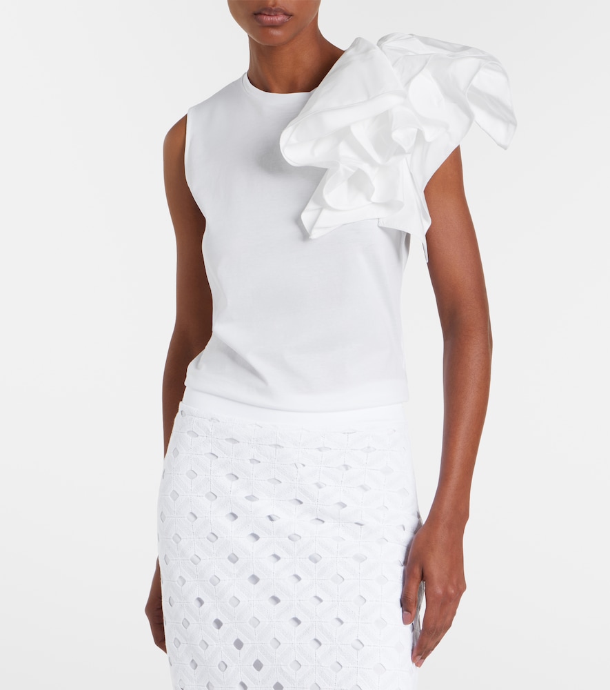 Max Mara Elegante Taglio cotton jersey top