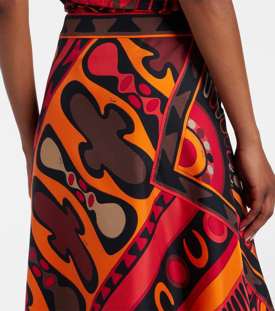  Pucci Pucci Midirock Soleil Aus Seiden-twill 