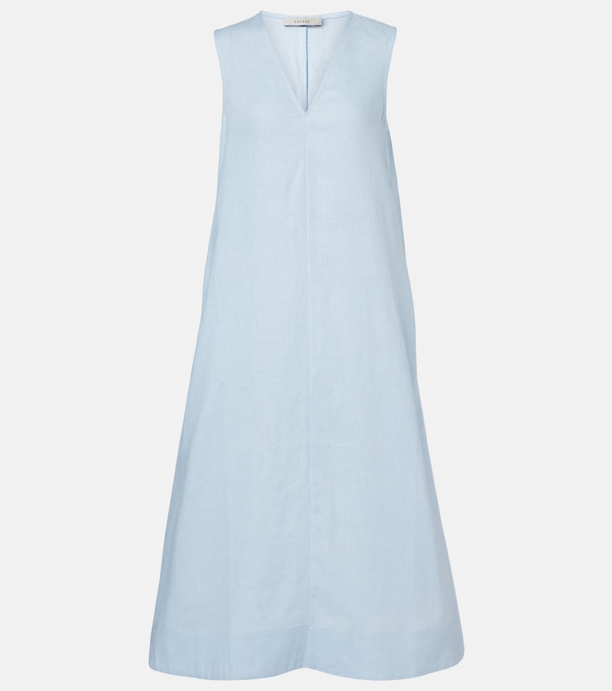 Asceno Nisha linen midi dress