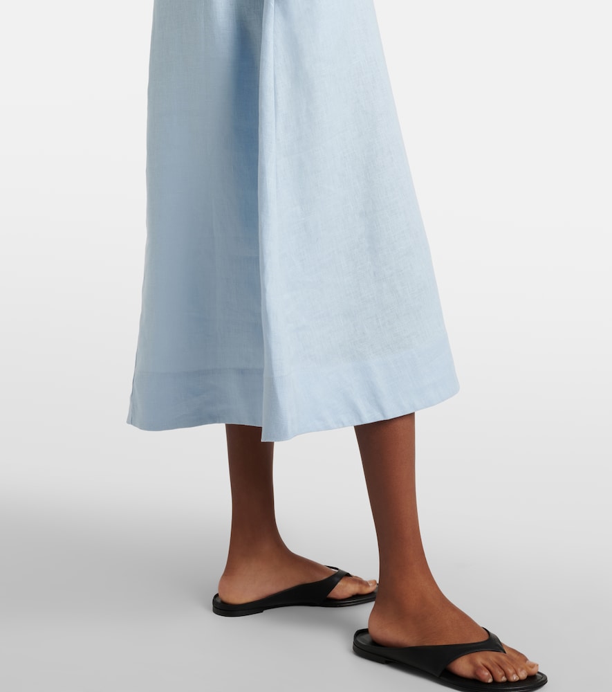  Asceno Asceno Midikleid Nisha Aus Leinen 