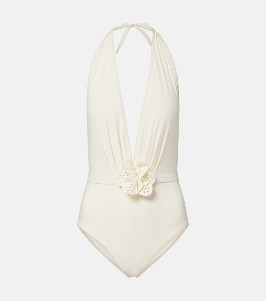 Karla Colletto Rosetta halterneck swimsuit