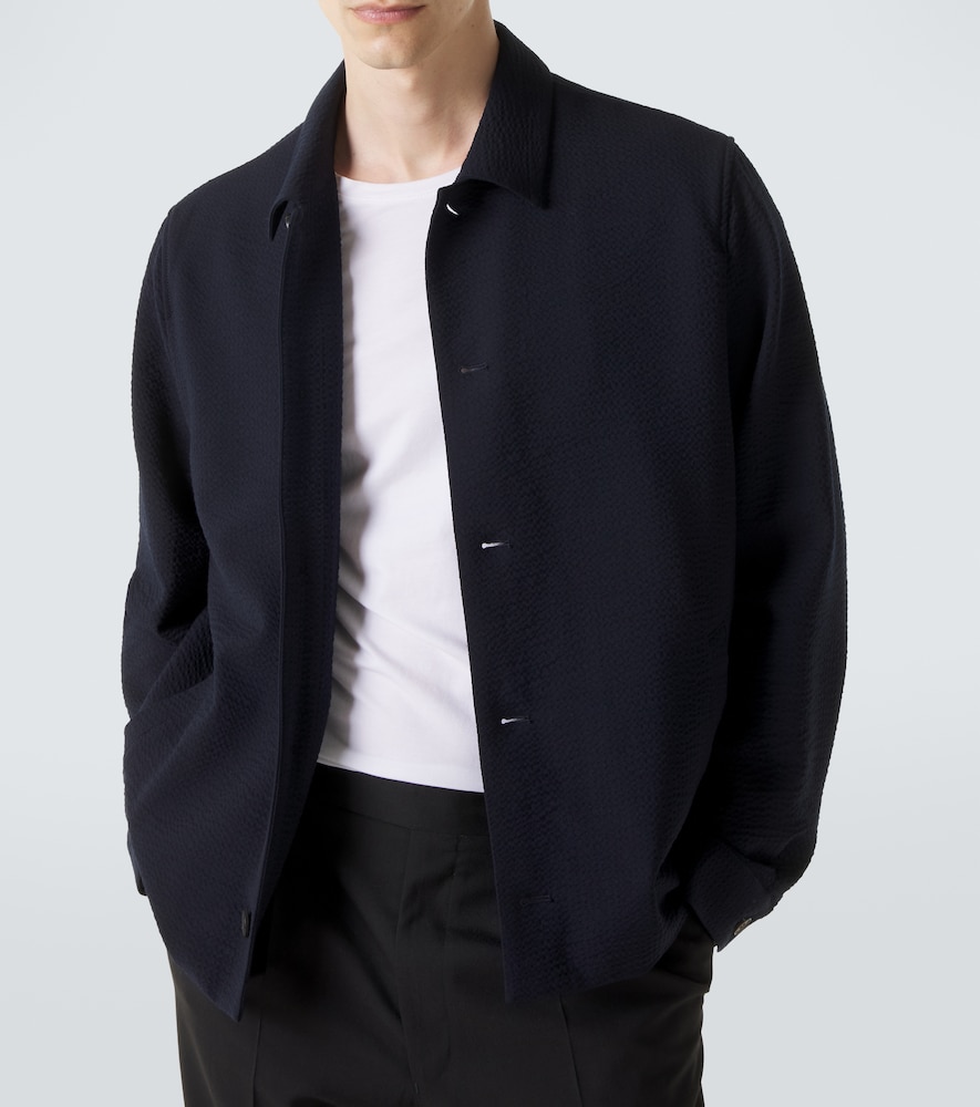  Sunspel Sunspel Collegejacke Aus Einem Wollgemisch 