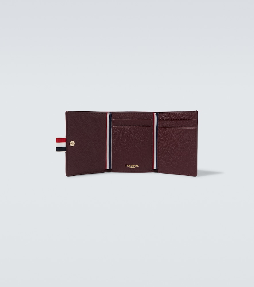  Thom Browne Thom Browne Rwb Stripe Leather Wallet 