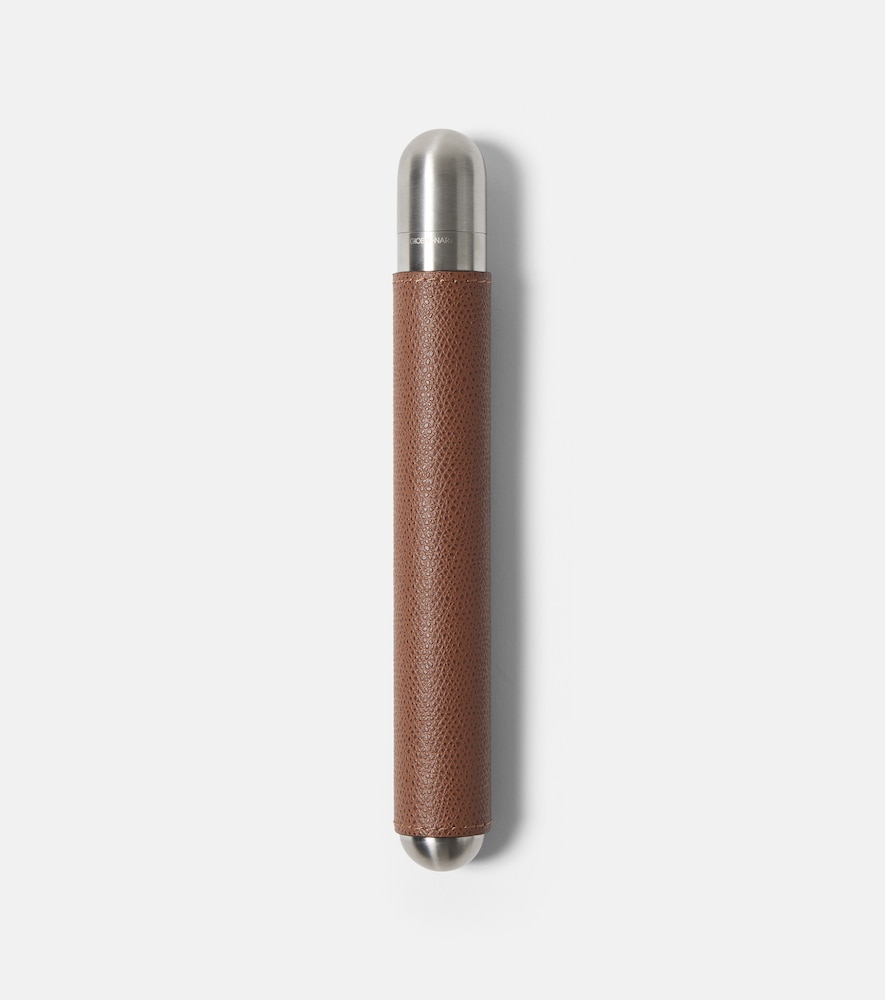 Giobagnara Unisex Brown Leather-Trimmed Cigar Holder - Mytheresa