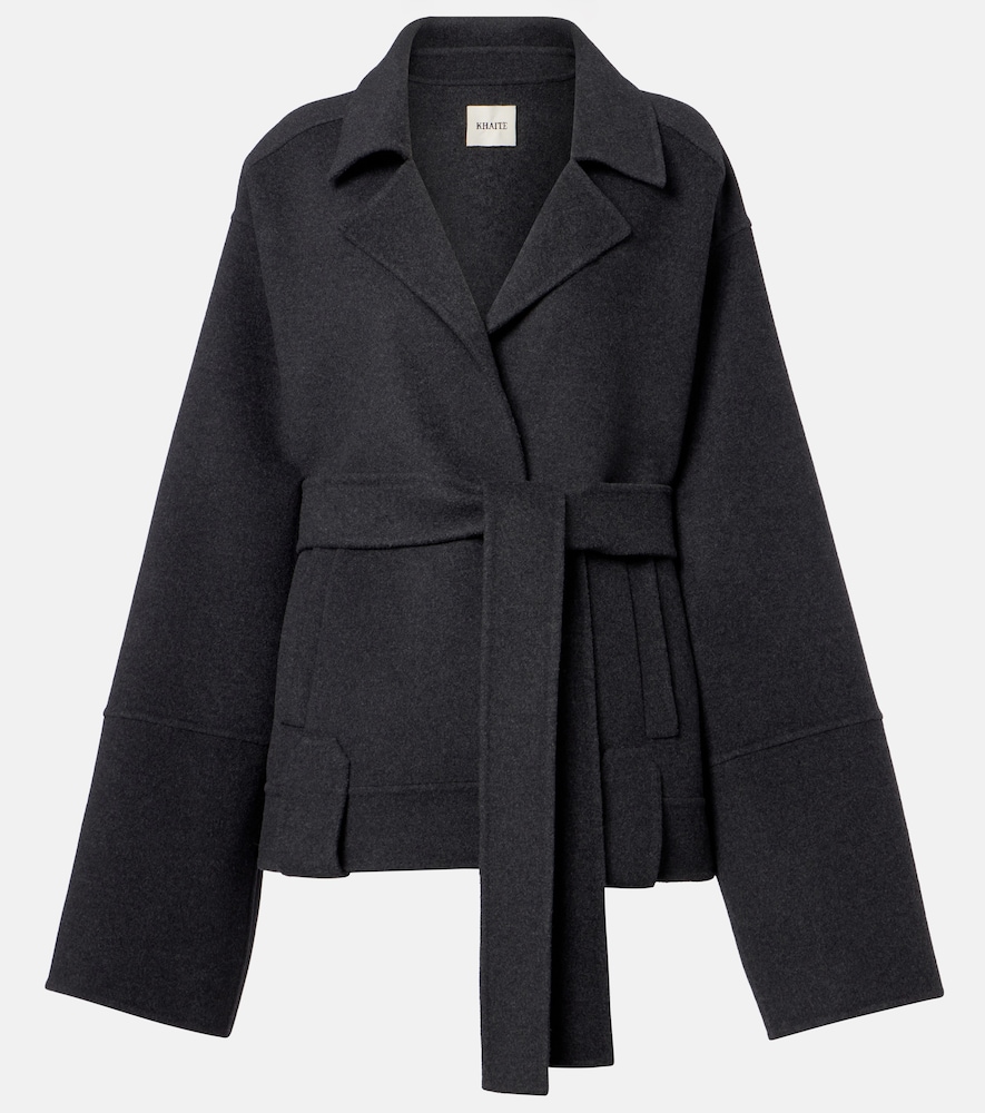 Khaite Khaite Alder belted wool jacket　Khaite アルダー ベルト付きウール ジャケット