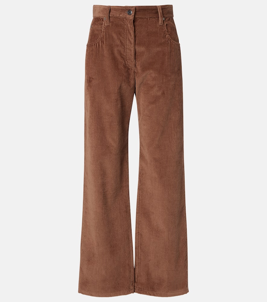 Brunello Cucinelli Pantalon droit en velours ctel de coton 1350 €