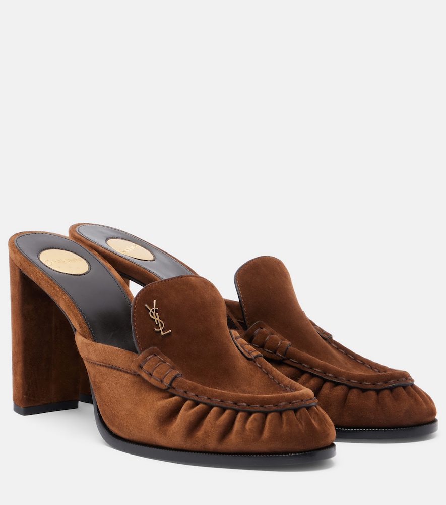 Mules Le Loafer Cassandre aus Veloursleder