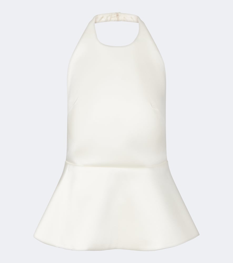 Róhe Sposa – Top peplum con scollo all’americana