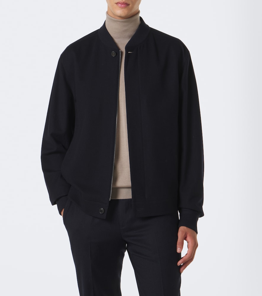 Cashmere Bomber Jacket