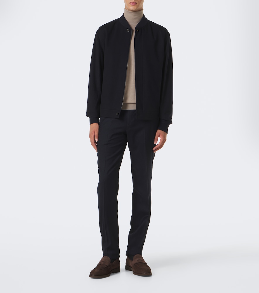Cashmere Bomber Jacket