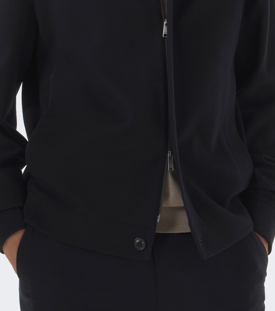 Cashmere Bomber Jacket
