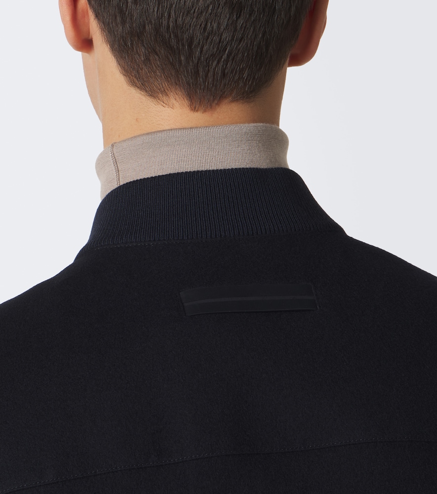 Cashmere Bomber Jacket