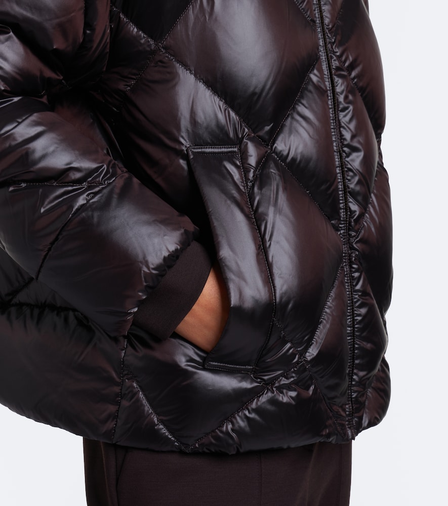 The Cube Hooded Quilted Down Jacket