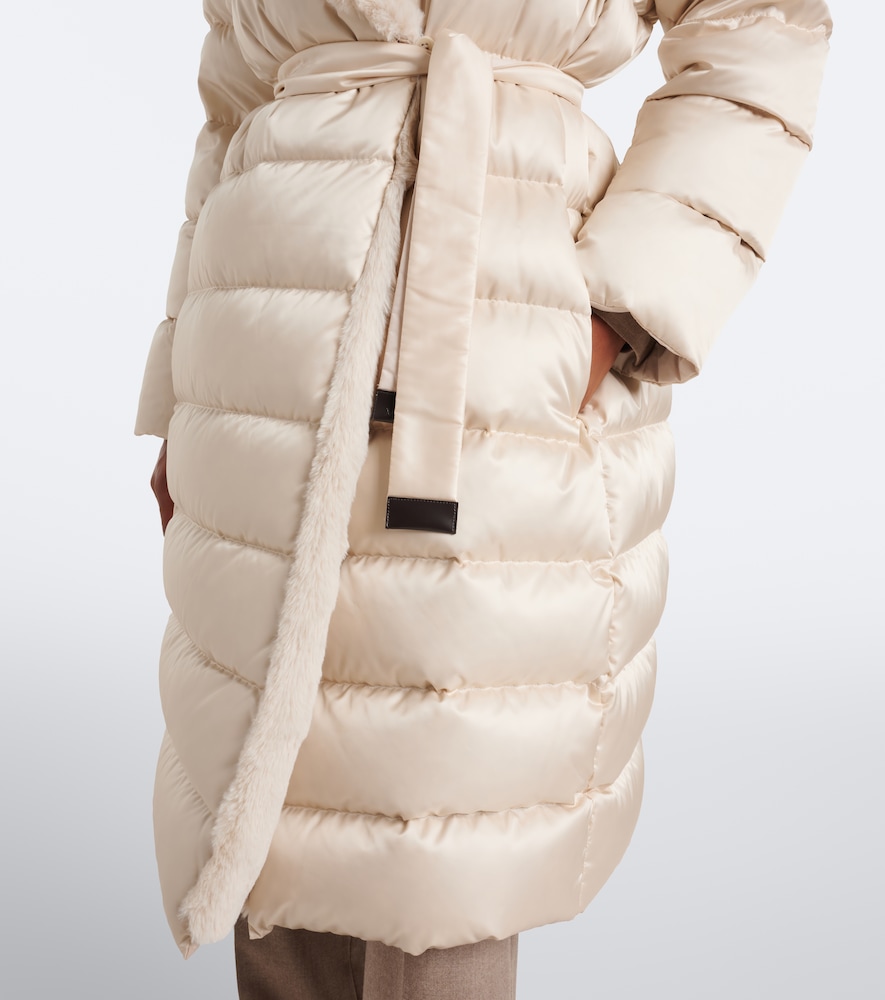 Belted Hooded Puffer Coat