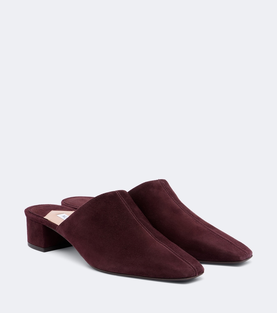 Mules Colbert aus Veloursleder