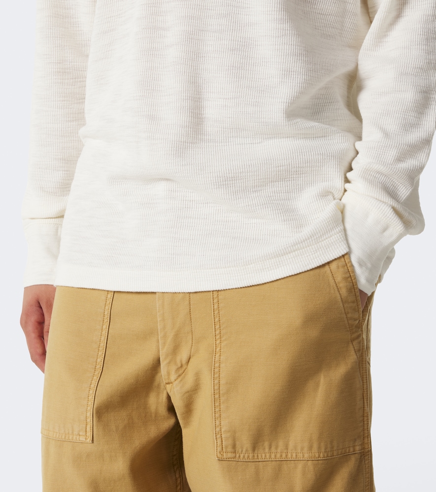 Polo Ralph Lauren Waffle-Knit Cotton Henley Shirt
