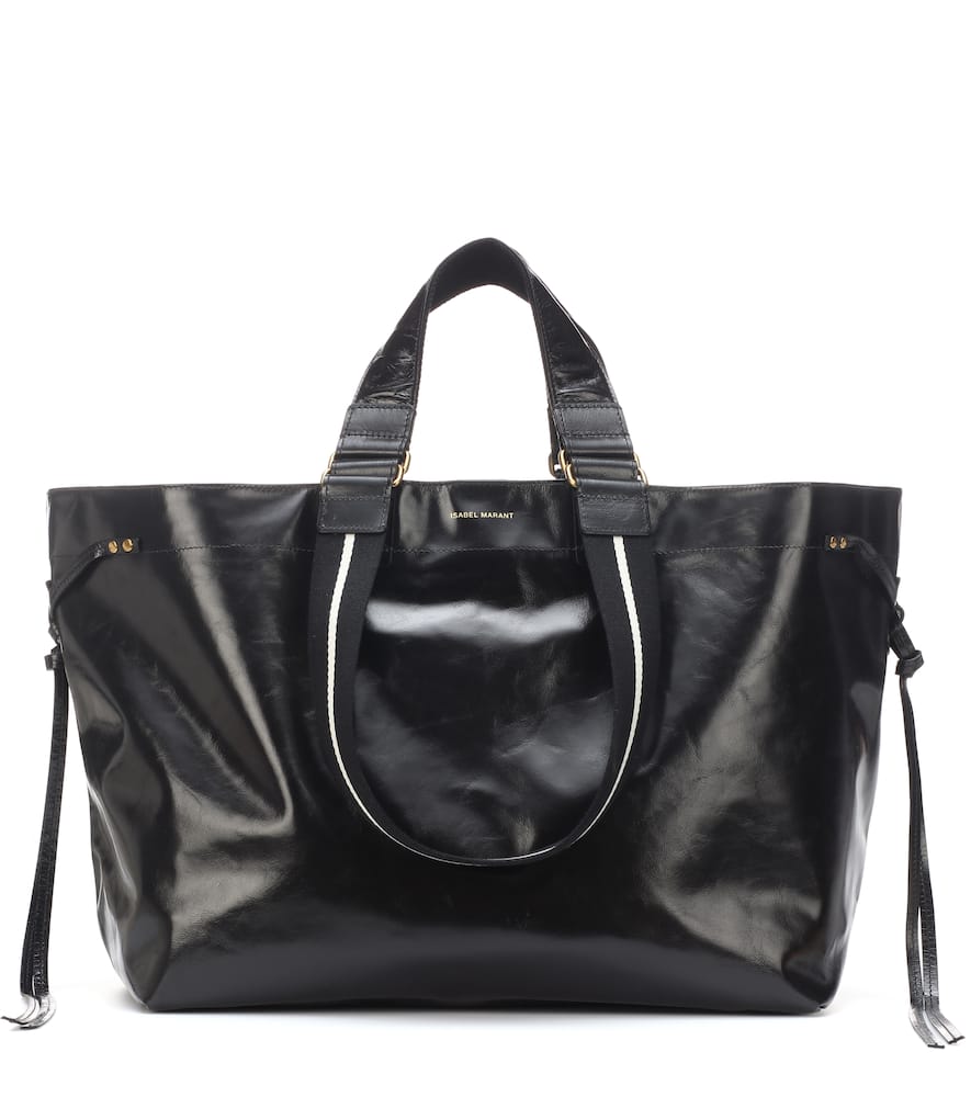 ISABEL MARANT WARDY LARGE LEATHER SHOPPER,P00359152