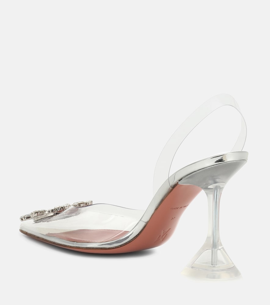  Amina Muaddi Amina Muaddi Verzierte Slingback-pumps Begum 