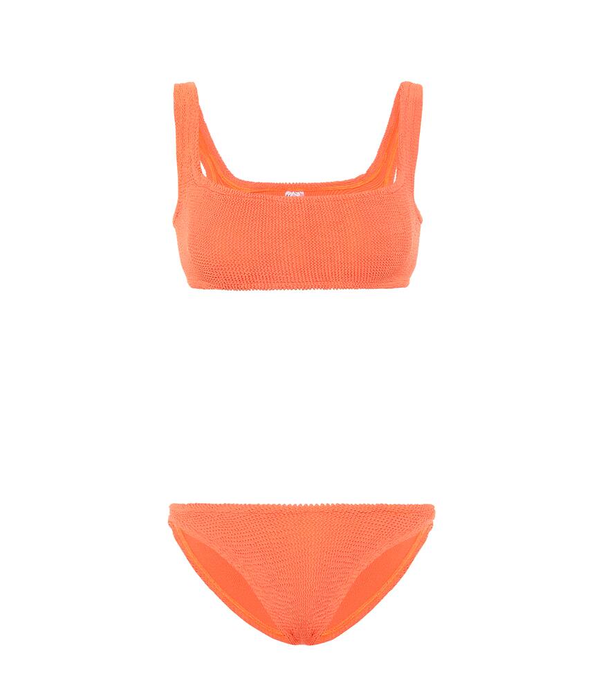 Click to view more detailed imagery on our partner's website Hunza G Exclusive To Mytheresa - Crinkled Bikini In Orange