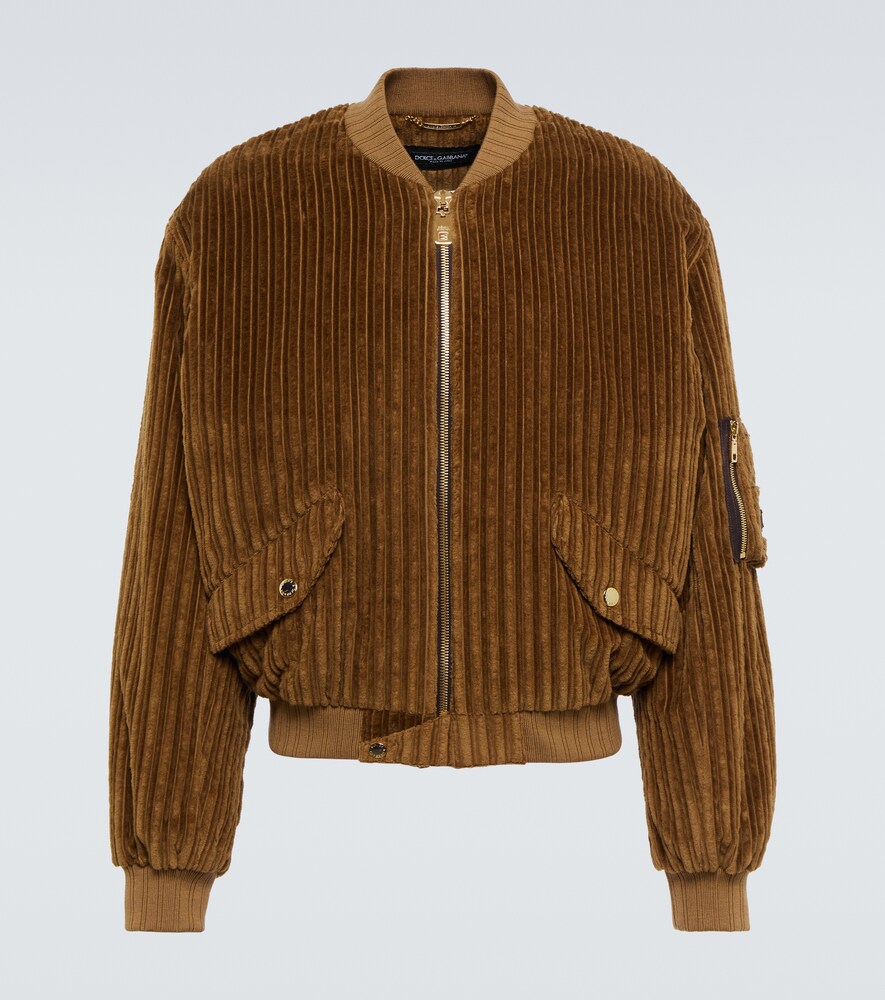 Dolce & Gabbana Grey Cotton Button Down Collared Coat Jacket main image 1
