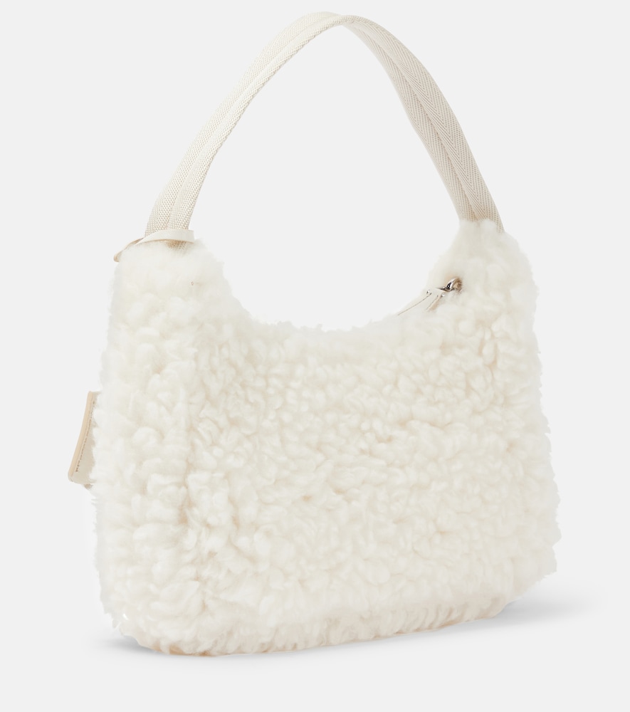  Prada Prada Re-edition 2000 Mini Shearling Shoulder Bag 