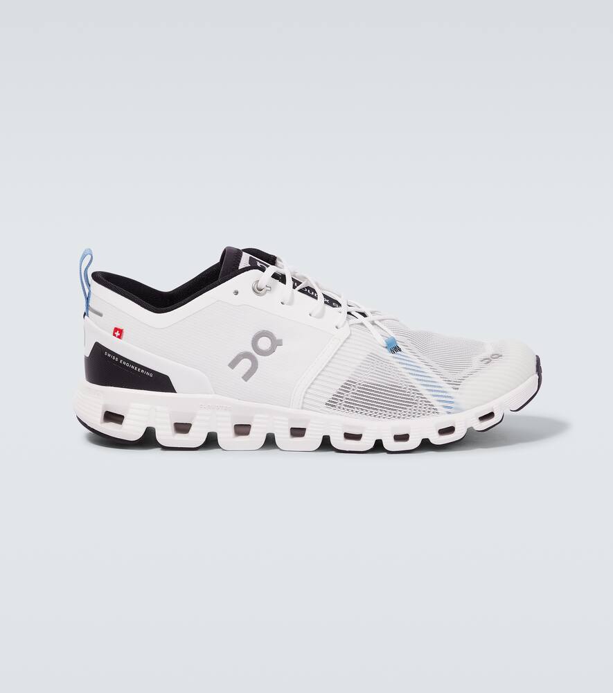 On Cloud X 3 Shift Sneakers In Undyed-white ~ Black