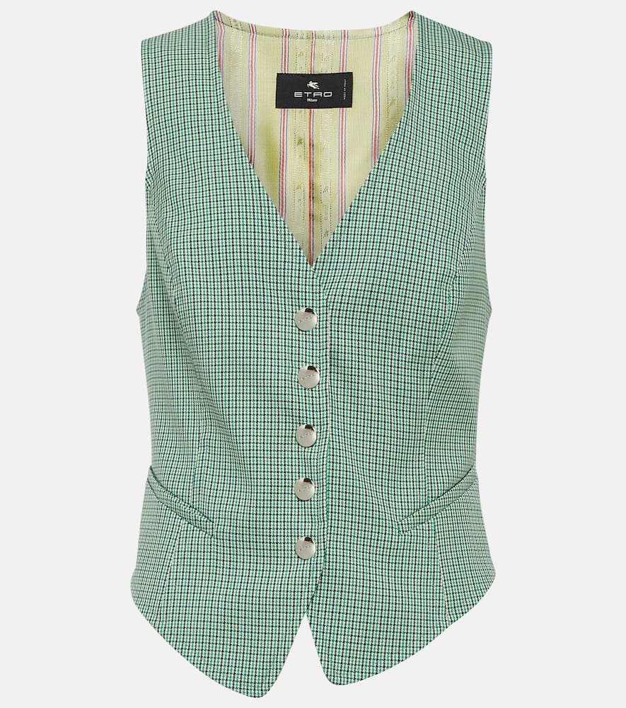 Etro Checked vest
