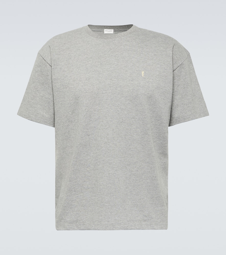 Cassandre cotton-blend piqué T-shirt