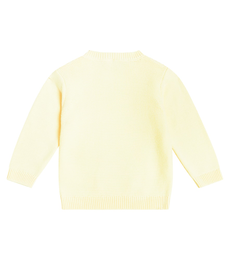 Shop Stella Mccartney Baby Cotton Sweater In Multicoloured