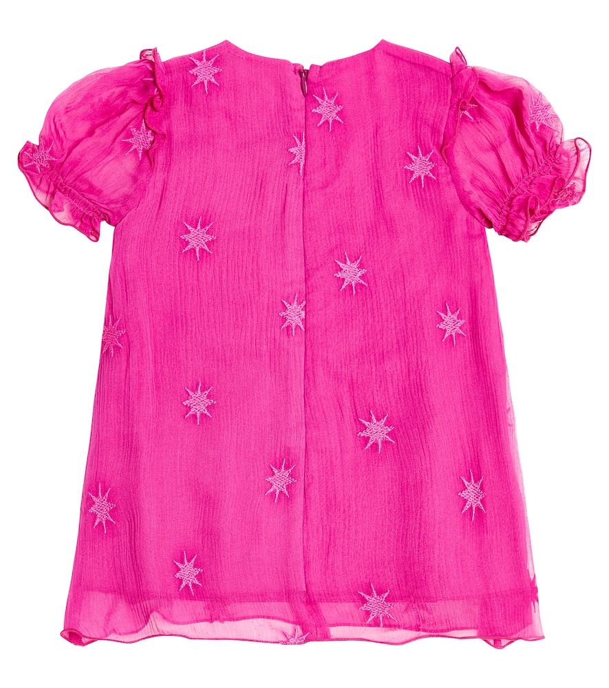  Chloe Kids Chloe Kids Baby Short-sleeve Silk Dress 