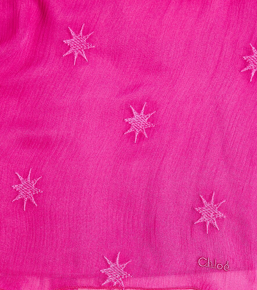 Chloe Kids Chloe Kids Baby Short-sleeve Silk Dress 