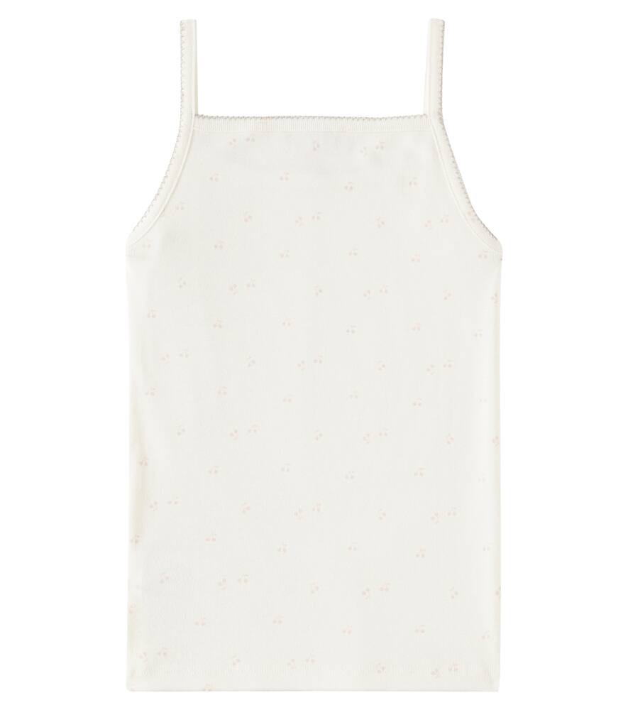 Bonpoint Anice Set Of 3 Cotton Tank Tops In Pink