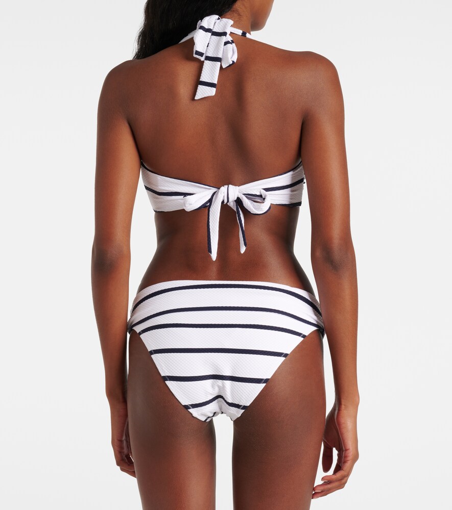  Heidi Klein Heidi Klein Fold Over Striped Bikini Bottom 