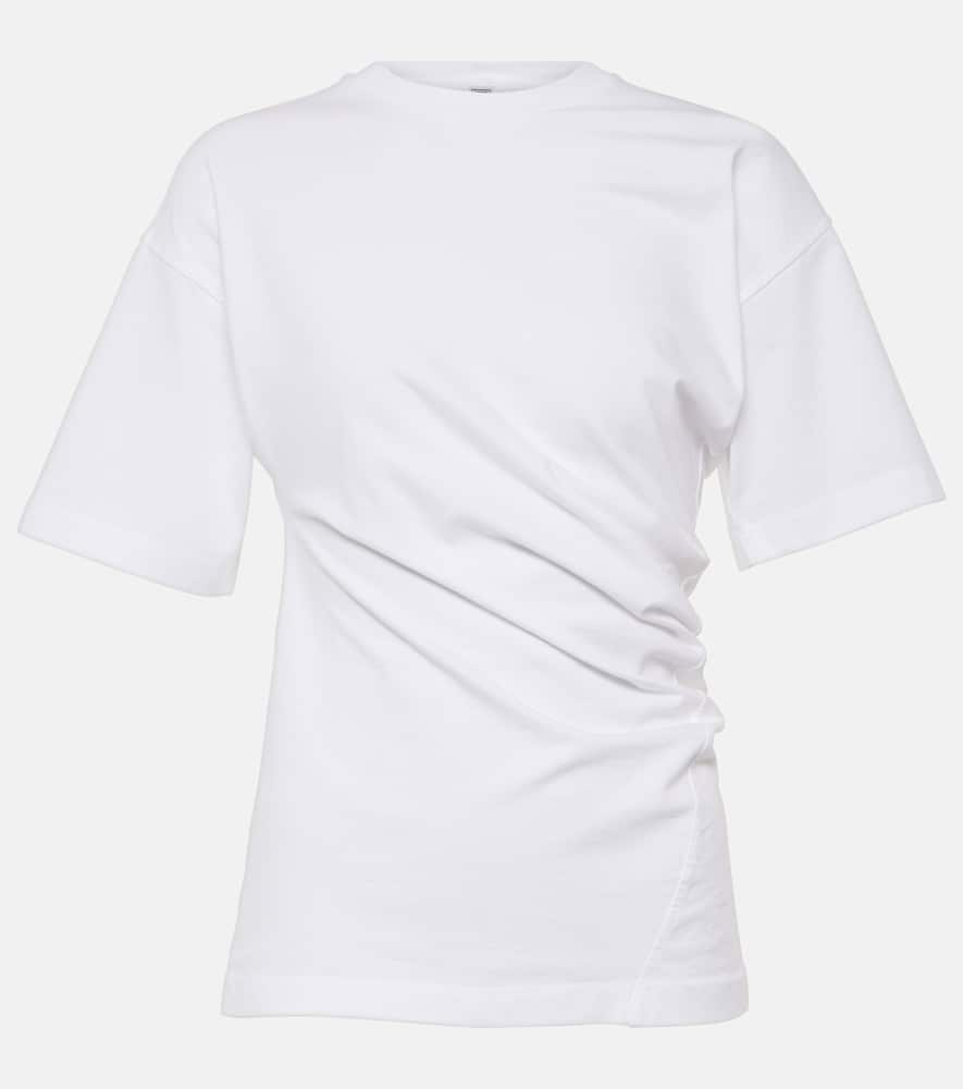 Totême Twisted Cotton Jersey T-shirt In White