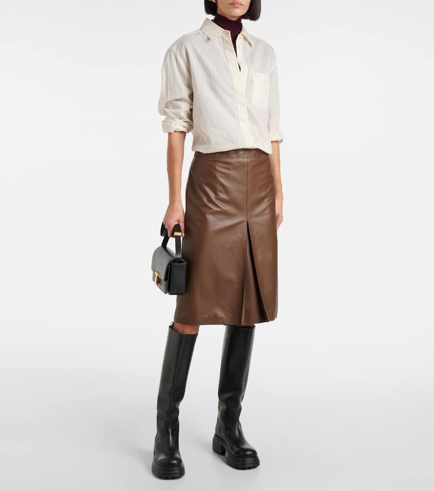  Tod's Tod's Leather Pencil Skirt 