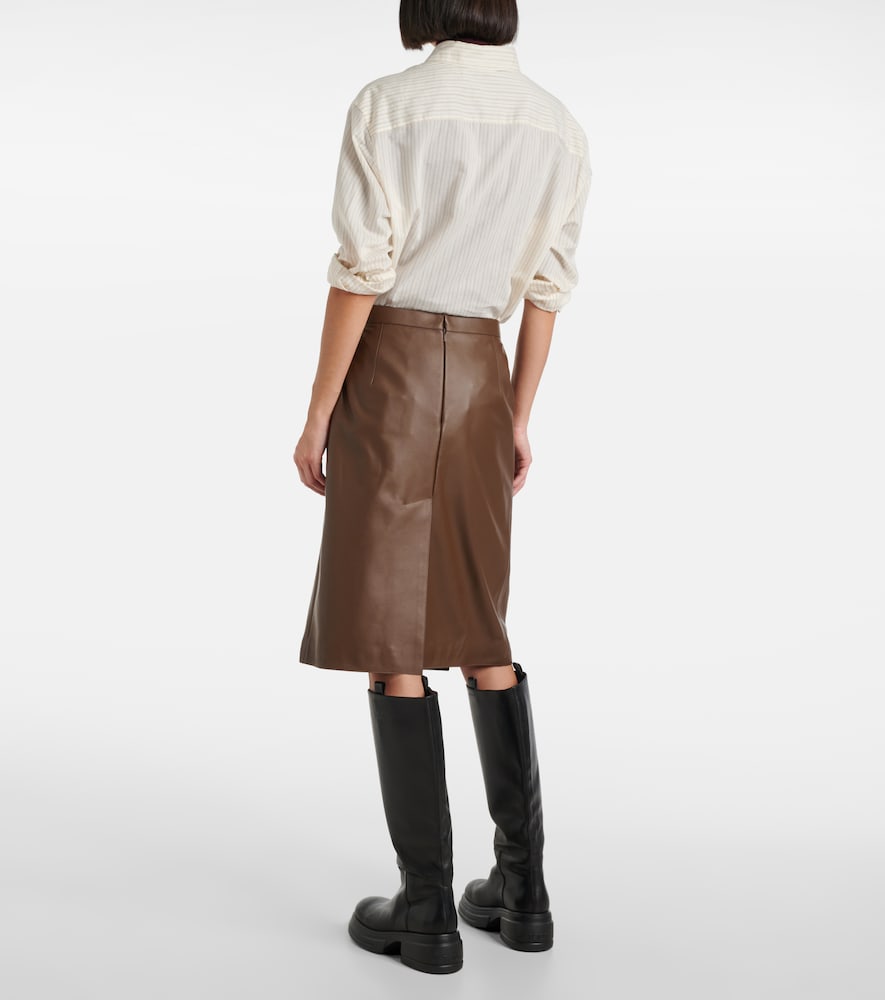  Tod's Tod's Leather Pencil Skirt 