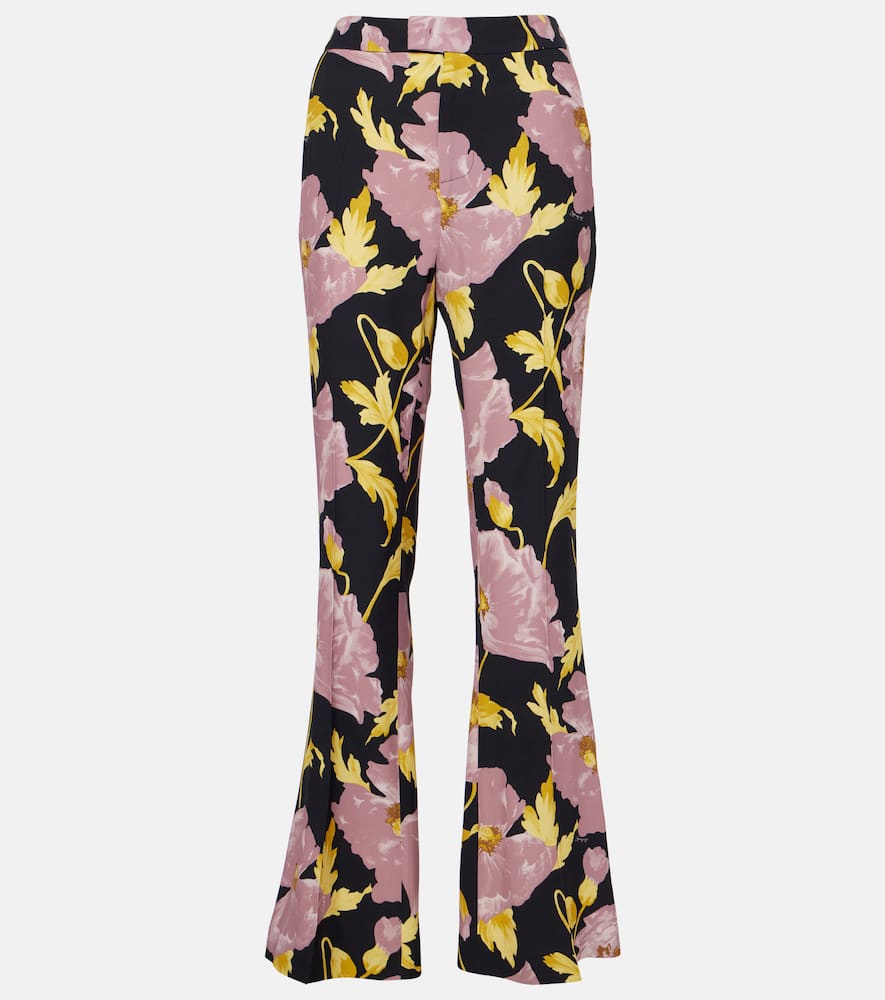 Saturday Night printed bootcut pants