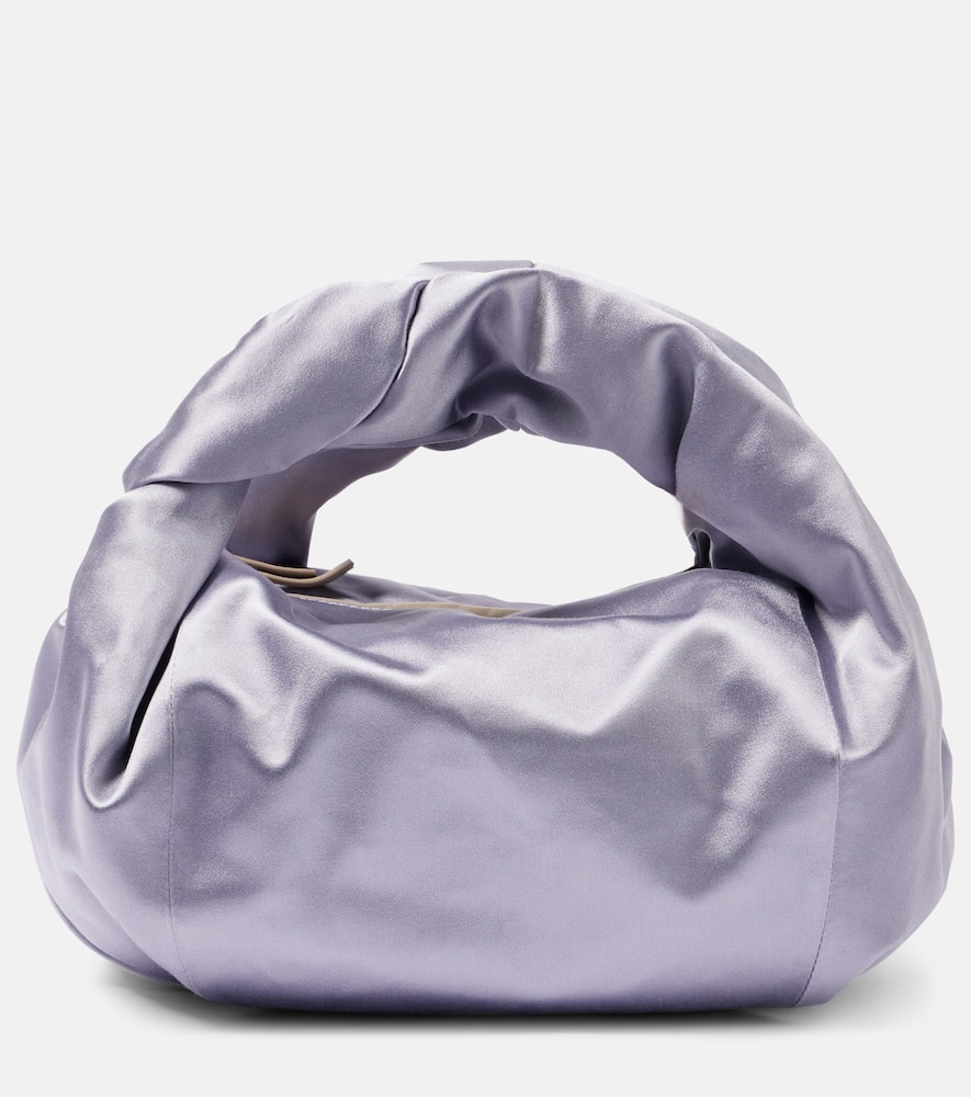 Dries Van Noten Twist satin tote bag