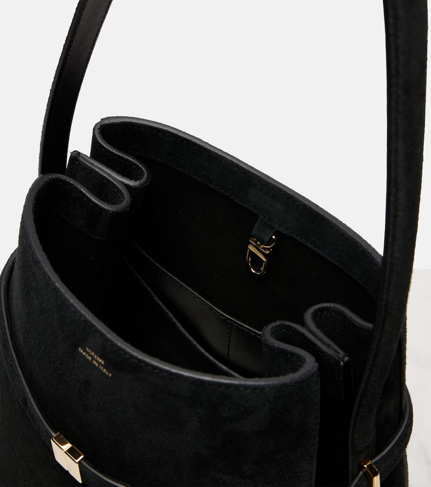Totême Bucket-bag Aus Veloursleder