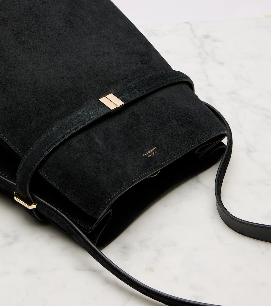 Totême Bucket-bag Aus Veloursleder