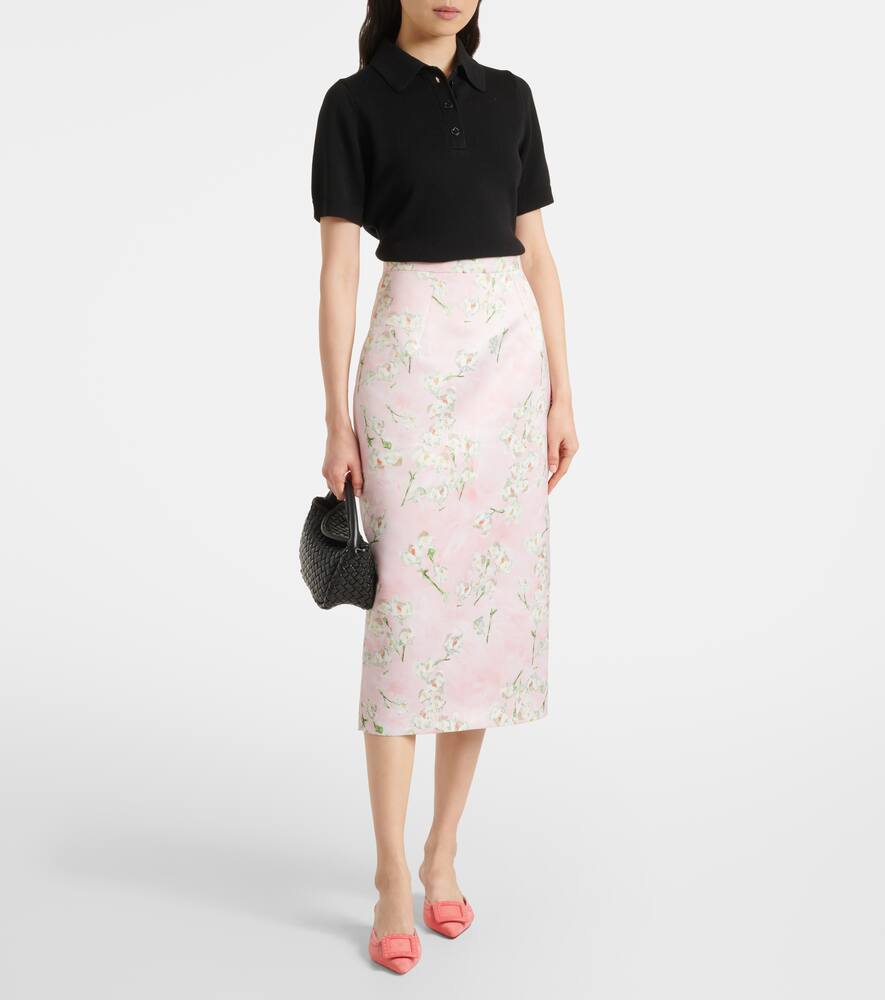 Emilia Wickstead Fairlie Cotton Jersey Polo Shirt In Black