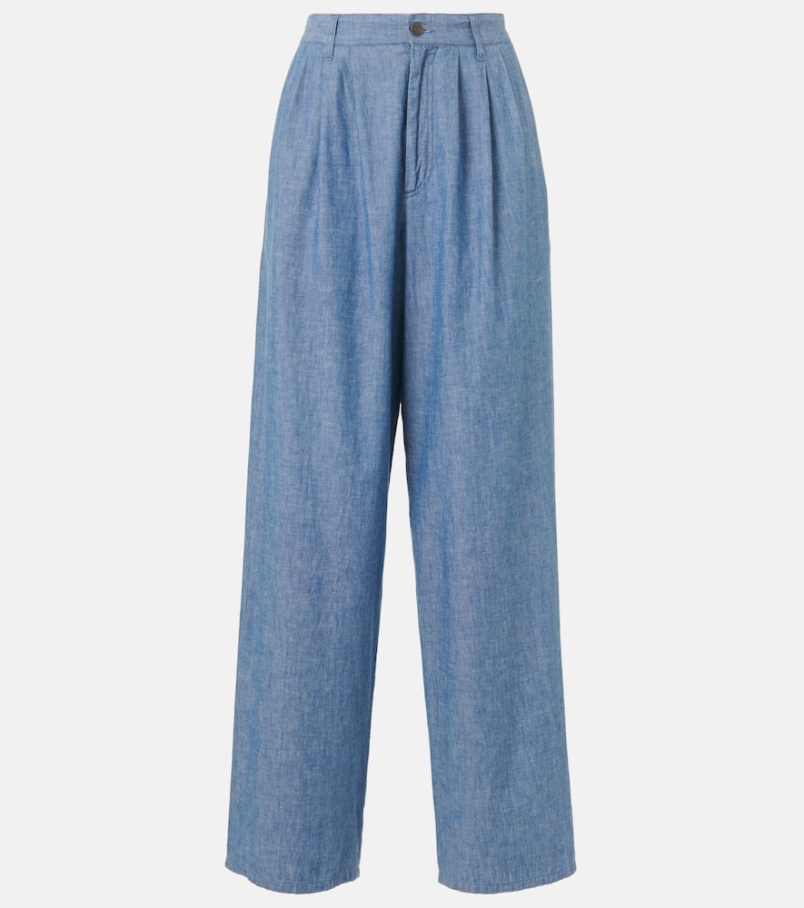 Rufos twill wide-leg pants
