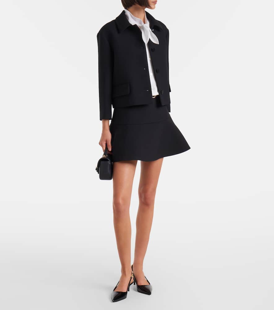 Gucci Sheer Silk Crepe Shirt In White