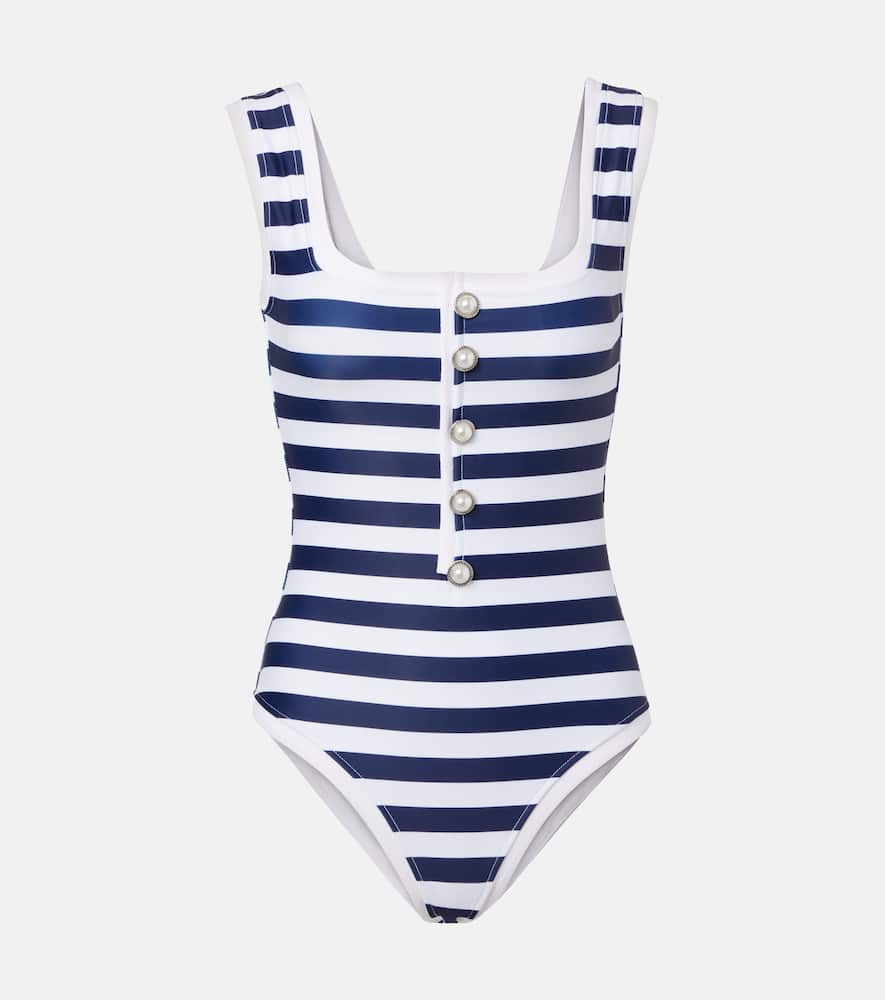 Grace striped swimsuit